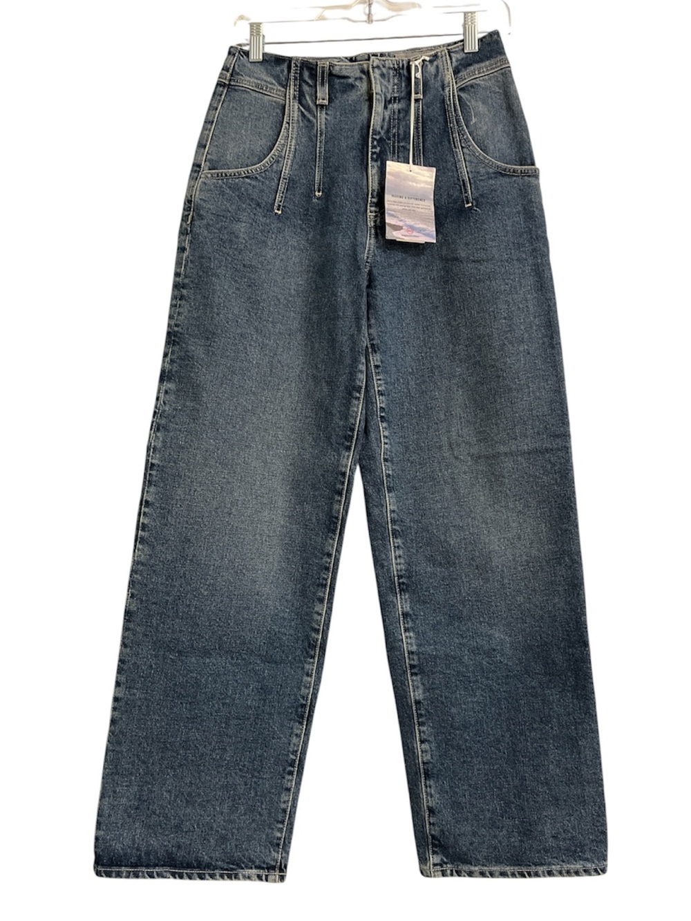 Ag Adriano Goldschmied Contour 360 High Rise Relaxed Straight Leg size 27